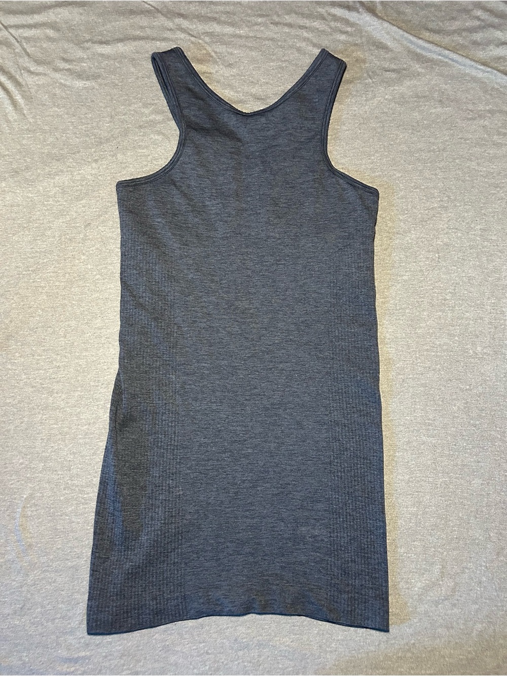 lululemon athletica Blue Gray Camisole Ribbed Tank Top